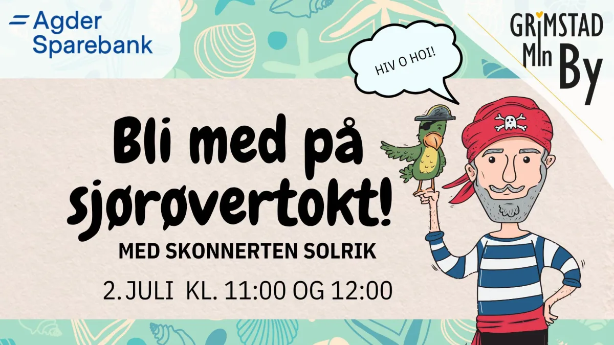 Sjørøvertokt for barn med Solrik